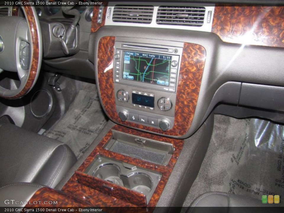 Ebony Interior Controls for the 2010 GMC Sierra 1500 Denali Crew Cab #45366676