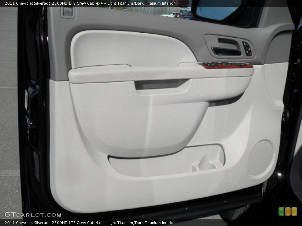 Light Titanium/Dark Titanium Interior Door Panel for the 2011 Chevrolet Silverado 2500HD LTZ Crew Cab 4x4 #45366931