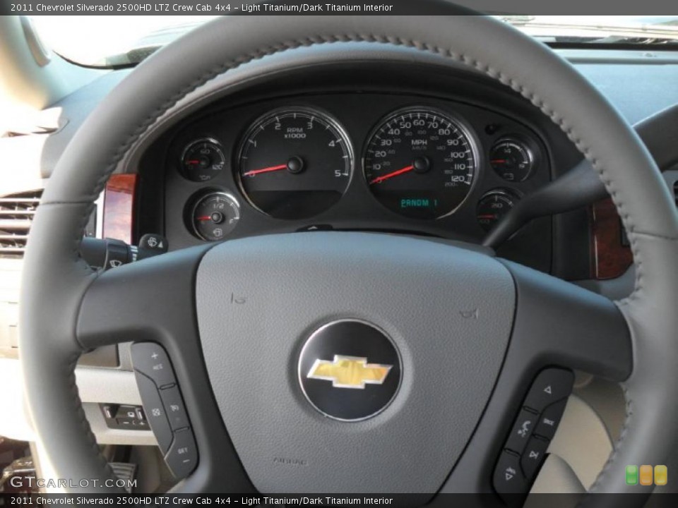 Light Titanium/Dark Titanium Interior Gauges for the 2011 Chevrolet Silverado 2500HD LTZ Crew Cab 4x4 #45366951