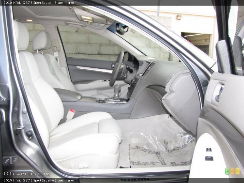 Stone Interior Photo for the 2010 Infiniti G 37 S Sport Sedan #45367195