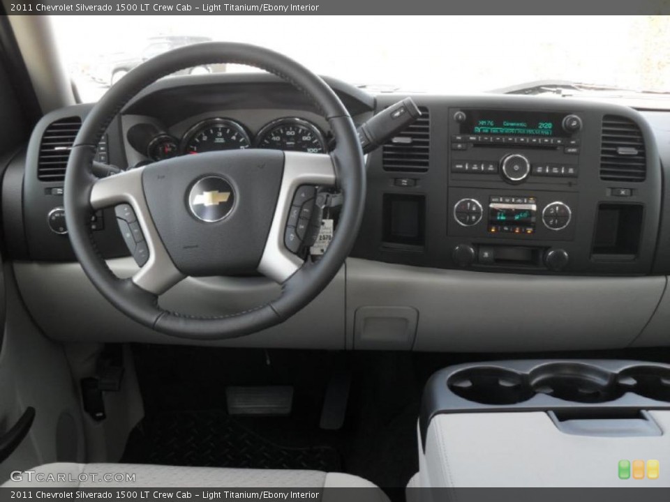 Light Titanium/Ebony Interior Dashboard for the 2011 Chevrolet Silverado 1500 LT Crew Cab #45367351