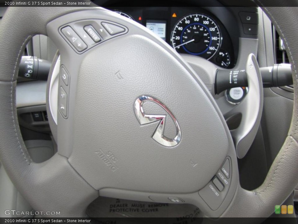 Stone Interior Transmission for the 2010 Infiniti G 37 S Sport Sedan #45367499