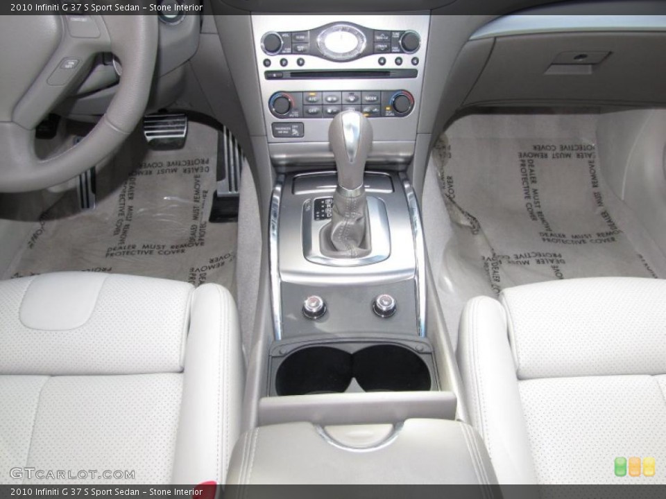 Stone Interior Transmission for the 2010 Infiniti G 37 S Sport Sedan #45367515