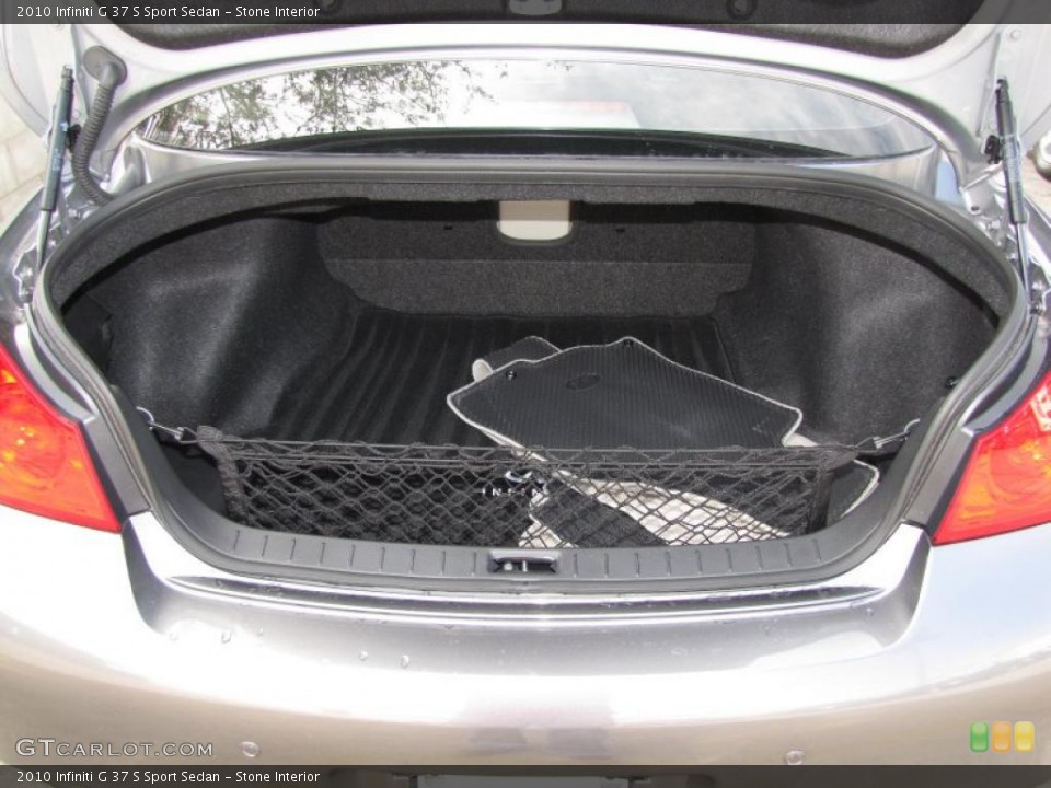 Stone Interior Trunk for the 2010 Infiniti G 37 S Sport Sedan #45367543