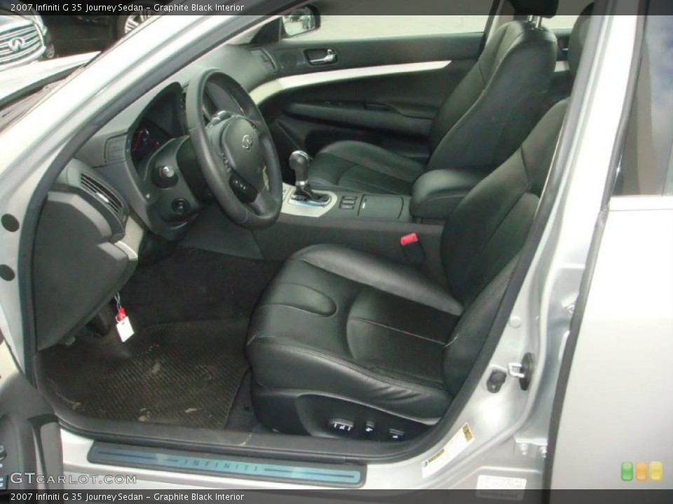Graphite Black Interior Photo for the 2007 Infiniti G 35 Journey Sedan #45367815