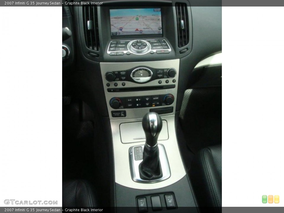 Graphite Black Interior Transmission for the 2007 Infiniti G 35 Journey Sedan #45367827