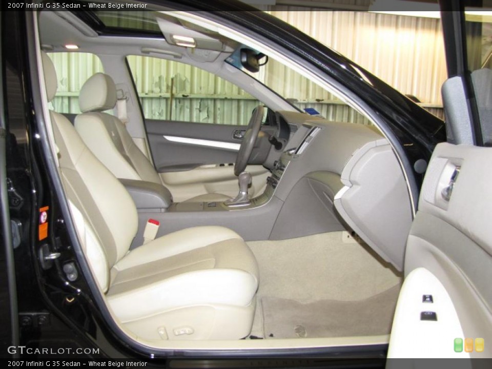 Wheat Beige Interior Photo for the 2007 Infiniti G 35 Sedan #45367879