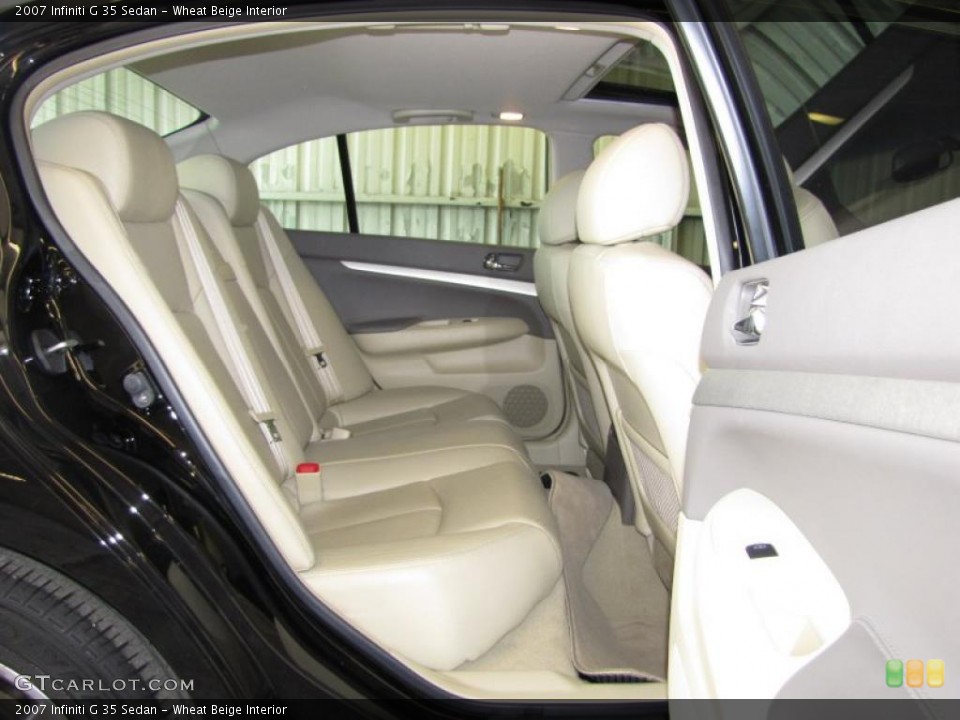Wheat Beige Interior Photo for the 2007 Infiniti G 35 Sedan #45368092