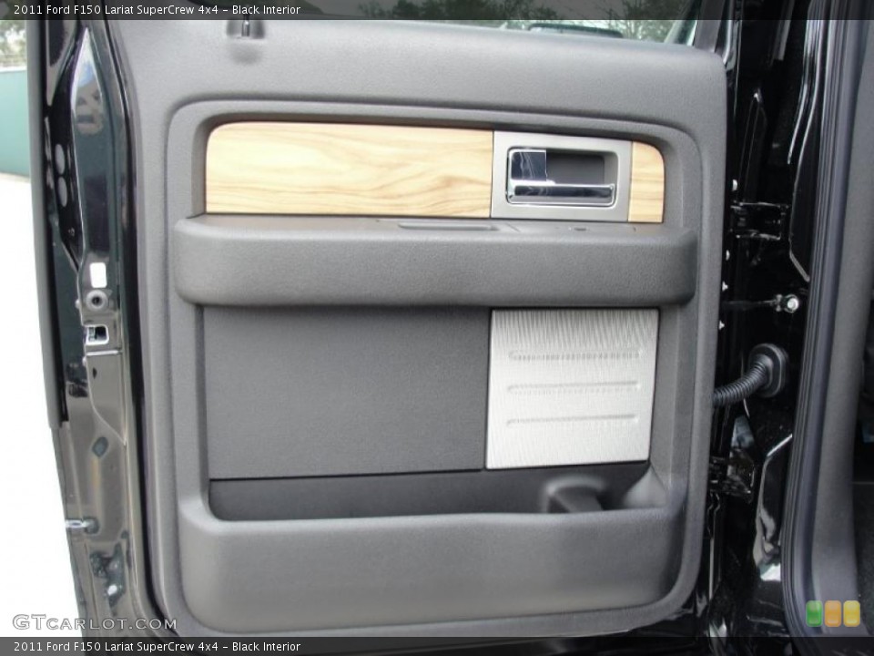 Black Interior Door Panel for the 2011 Ford F150 Lariat SuperCrew 4x4 #45368438