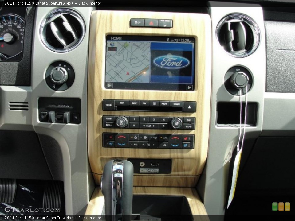 Black Interior Controls for the 2011 Ford F150 Lariat SuperCrew 4x4 #45368502