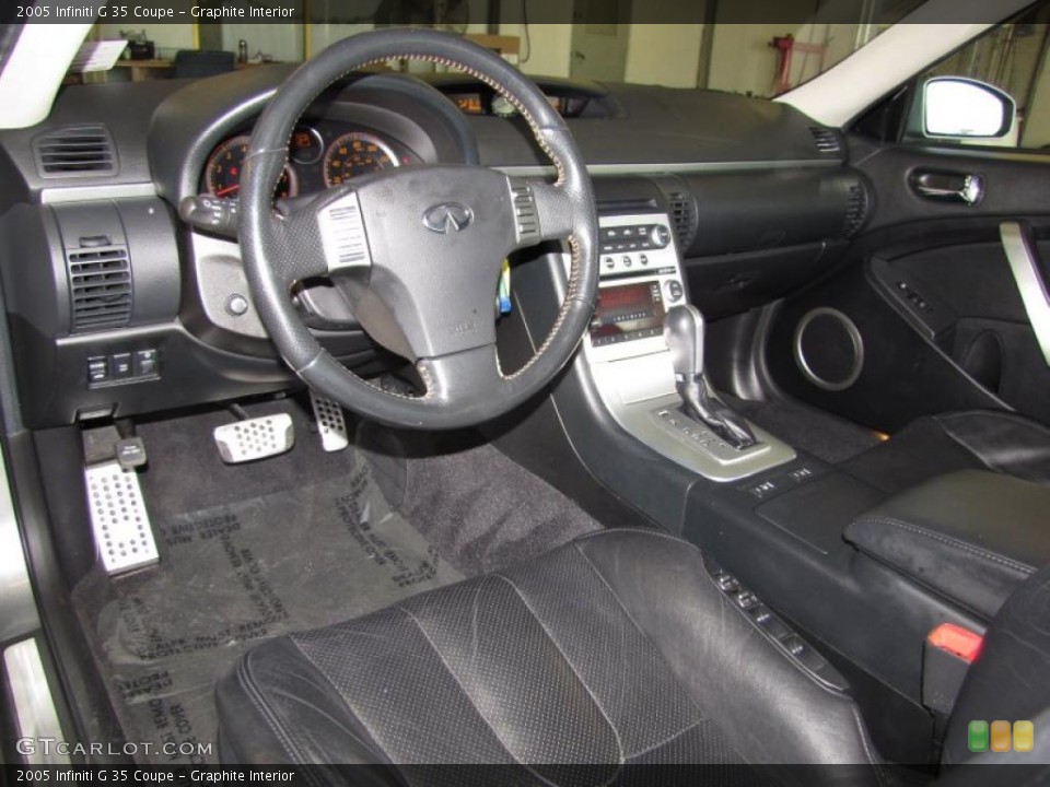 Graphite Interior Dashboard for the 2005 Infiniti G 35 Coupe #45368638