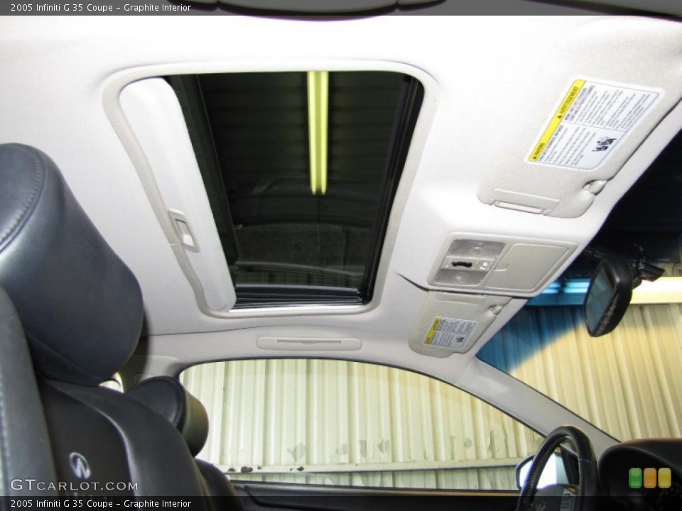 Graphite Interior Sunroof for the 2005 Infiniti G 35 Coupe #45368650
