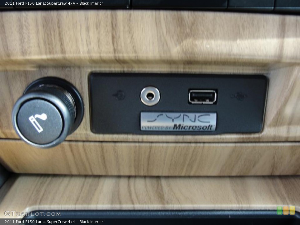 Black Interior Controls for the 2011 Ford F150 Lariat SuperCrew 4x4 #45368858