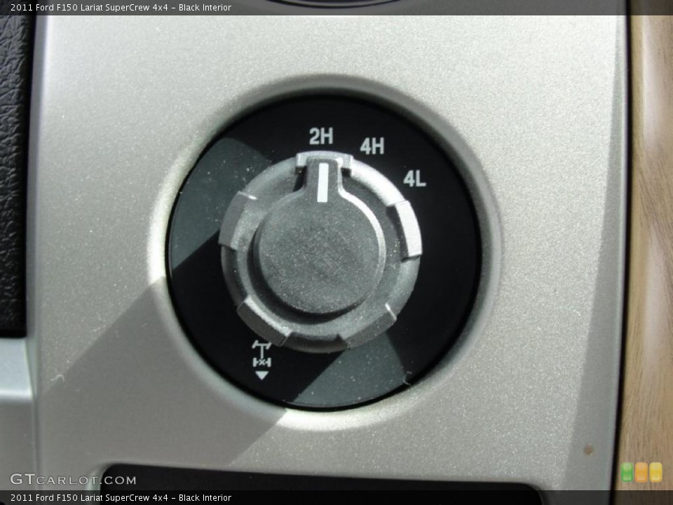 Black Interior Controls for the 2011 Ford F150 Lariat SuperCrew 4x4 #45369006