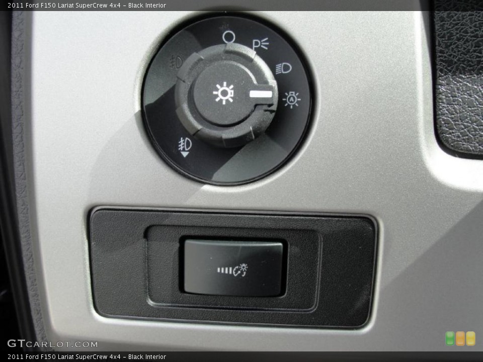 Black Interior Controls for the 2011 Ford F150 Lariat SuperCrew 4x4 #45369046