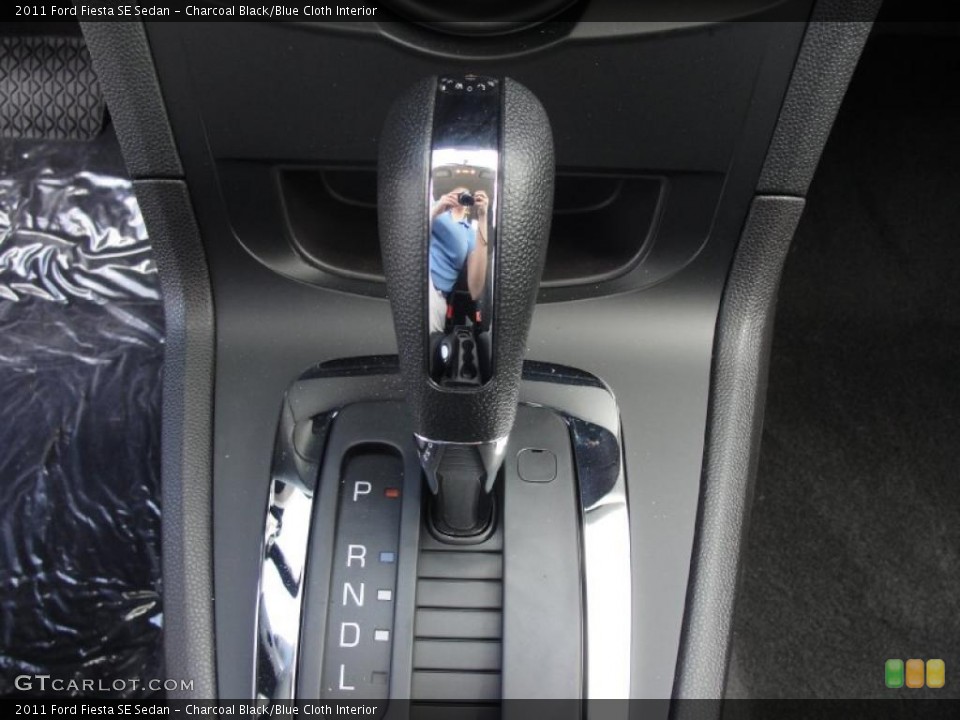 Charcoal Black/Blue Cloth Interior Transmission for the 2011 Ford Fiesta SE Sedan #45370354