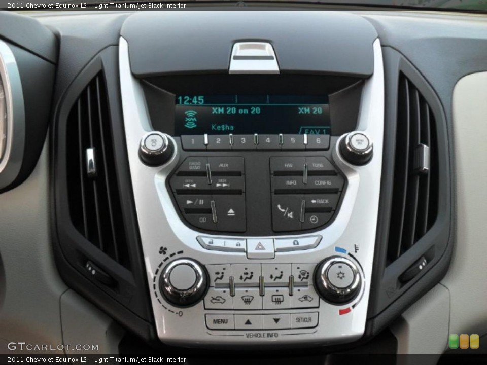 Light Titanium/Jet Black Interior Controls for the 2011 Chevrolet Equinox LS #45370966