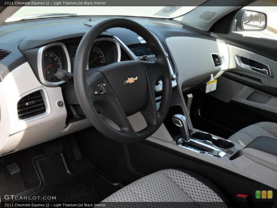Light Titanium/Jet Black Interior Dashboard for the 2011 Chevrolet Equinox LS #45371022