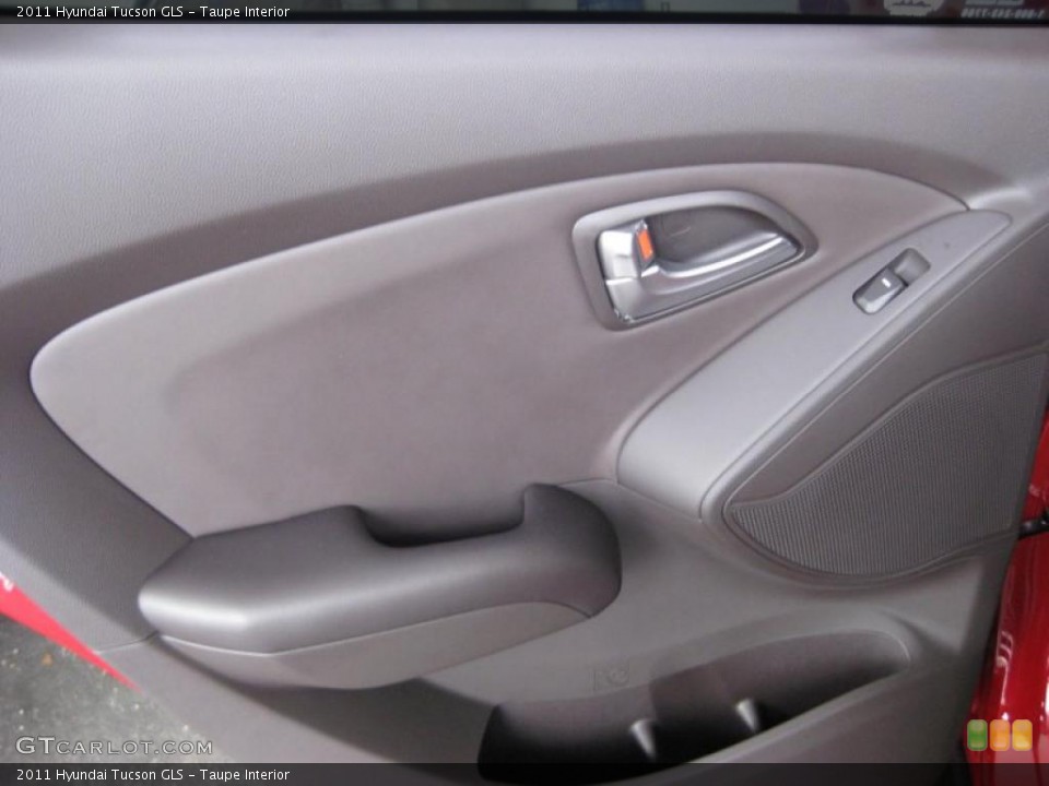 Taupe Interior Door Panel for the 2011 Hyundai Tucson GLS #45371398
