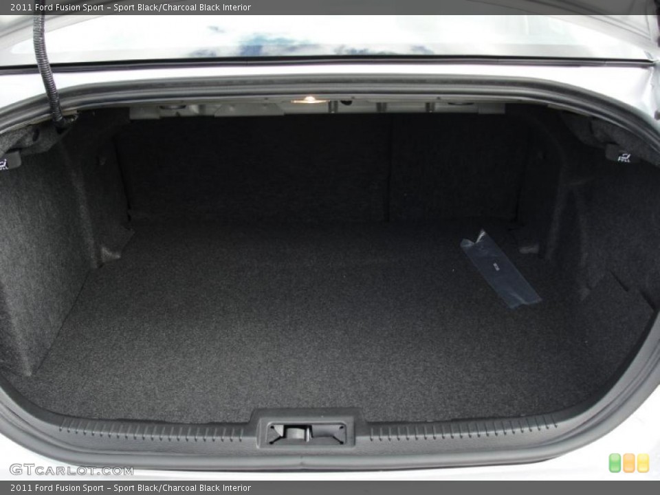 Sport Black/Charcoal Black Interior Trunk for the 2011 Ford Fusion Sport #45372300