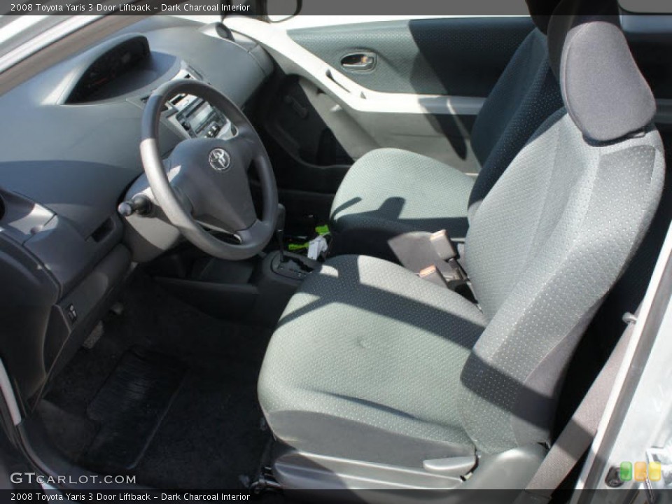 Dark Charcoal Interior Photo for the 2008 Toyota Yaris 3 Door Liftback #45372640