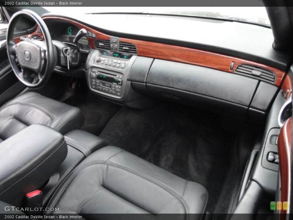 Black Interior Dashboard for the 2002 Cadillac DeVille Sedan #45372664