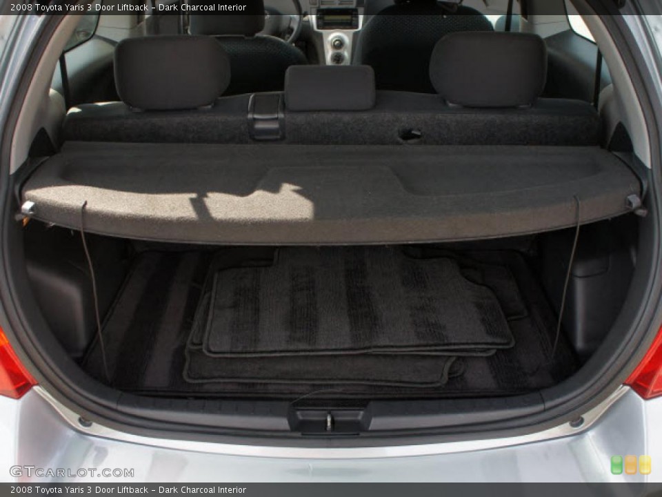 Dark Charcoal Interior Trunk for the 2008 Toyota Yaris 3 Door Liftback #45372677