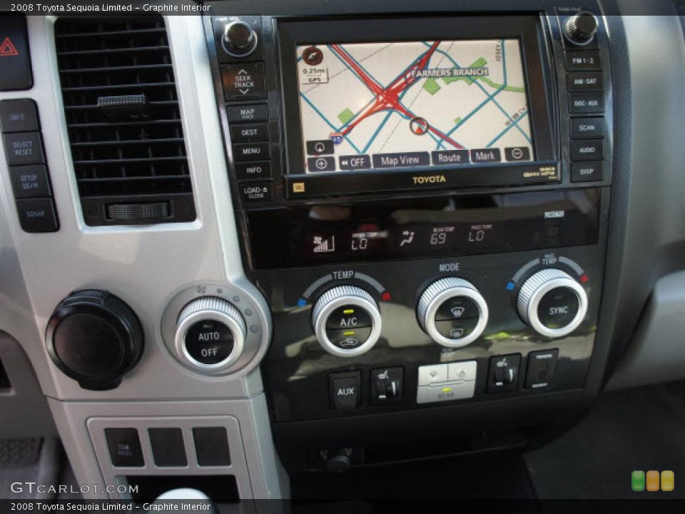 Graphite Interior Navigation for the 2008 Toyota Sequoia Limited #45372932