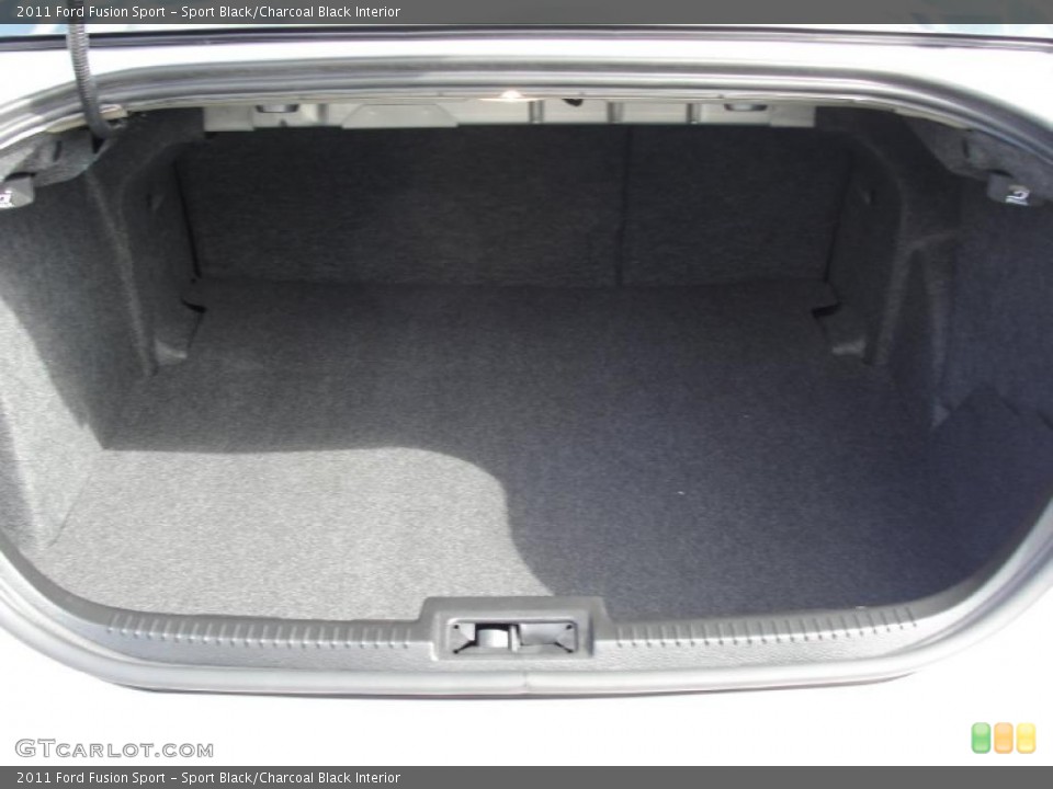 Sport Black/Charcoal Black Interior Trunk for the 2011 Ford Fusion Sport #45373036