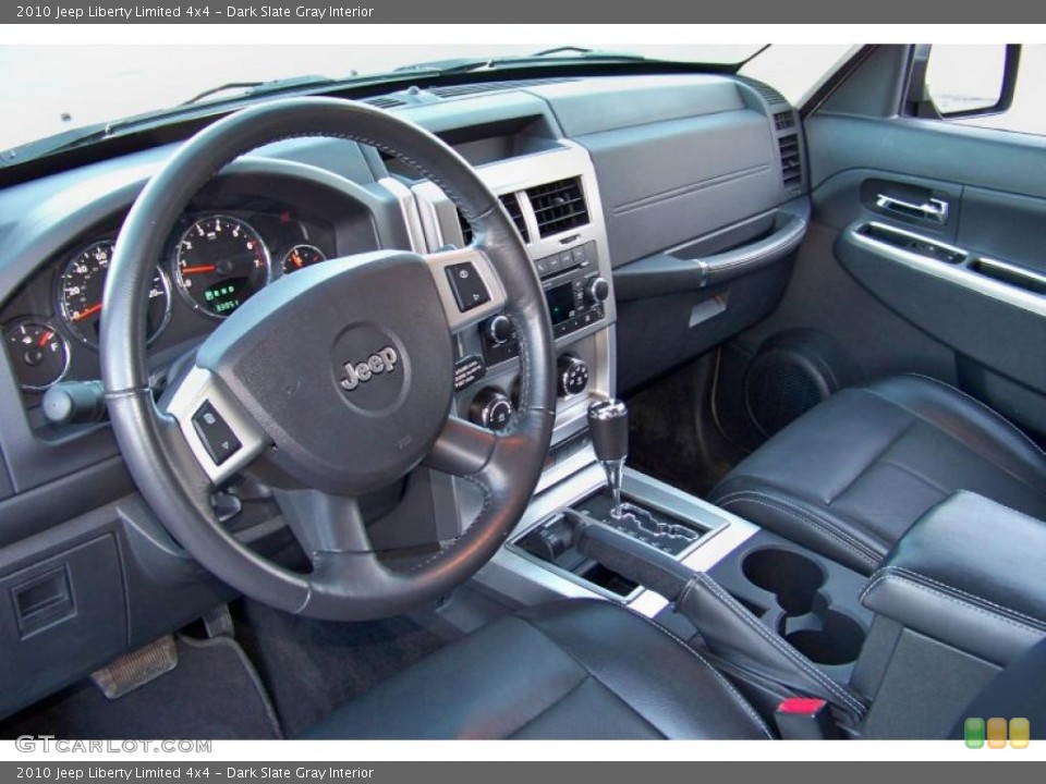 Dark Slate Gray Interior Prime Interior for the 2010 Jeep Liberty Limited 4x4 #45376253