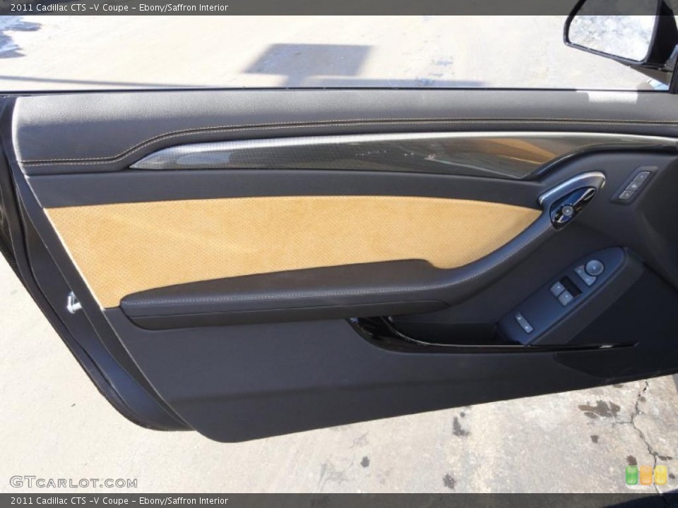 Ebony/Saffron Interior Door Panel for the 2011 Cadillac CTS -V Coupe #45377773