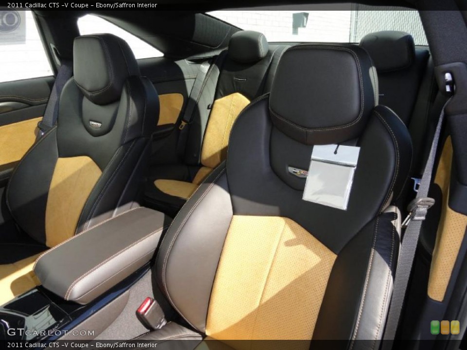 Ebony/Saffron Interior Photo for the 2011 Cadillac CTS -V Coupe #45377857