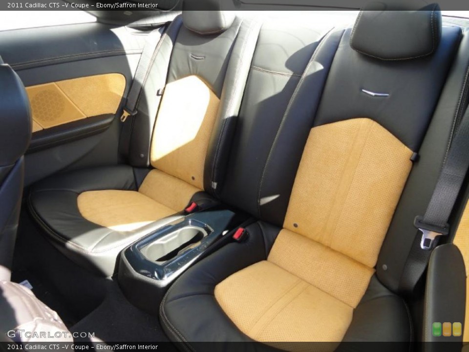 Ebony/Saffron Interior Photo for the 2011 Cadillac CTS -V Coupe #45377861