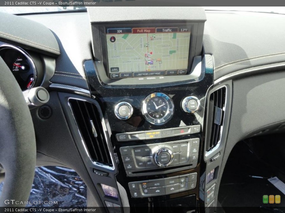 Ebony/Saffron Interior Controls for the 2011 Cadillac CTS -V Coupe #45377885