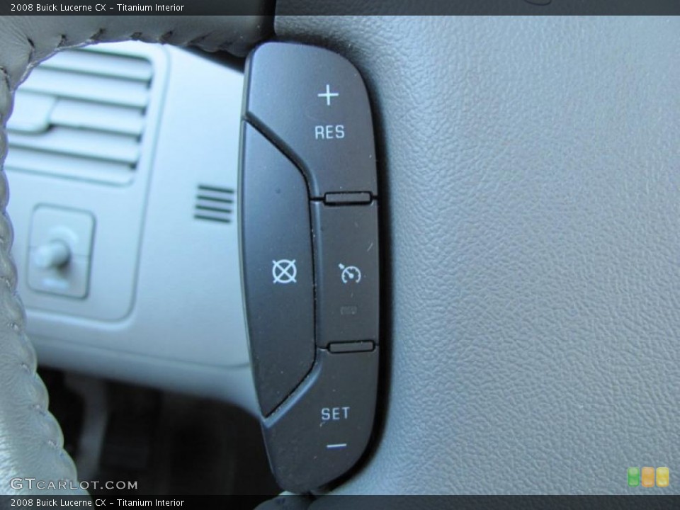 Titanium Interior Controls for the 2008 Buick Lucerne CX #45378774