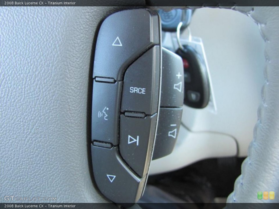 Titanium Interior Controls for the 2008 Buick Lucerne CX #45378782