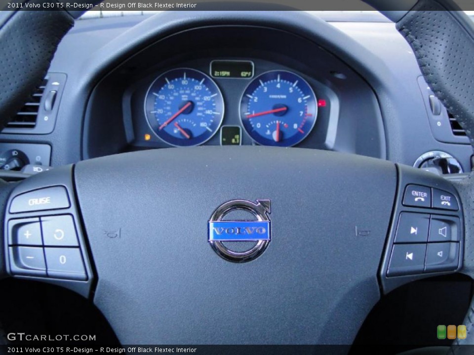 R Design Off Black Flextec Interior Steering Wheel for the 2011 Volvo C30 T5 R-Design #45380274
