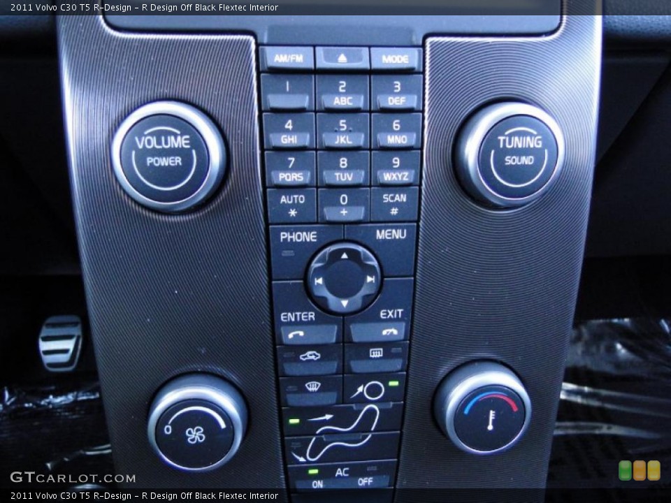R Design Off Black Flextec Interior Controls for the 2011 Volvo C30 T5 R-Design #45380314