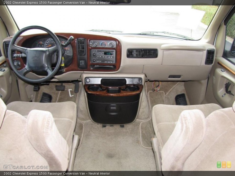 Neutral Interior Dashboard for the 2002 Chevrolet Express 1500 Passenger Conversion Van #45380550