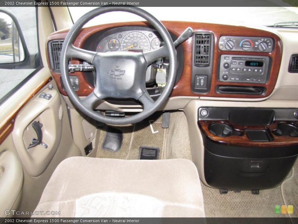 Neutral Interior Dashboard for the 2002 Chevrolet Express 1500 Passenger Conversion Van #45380559
