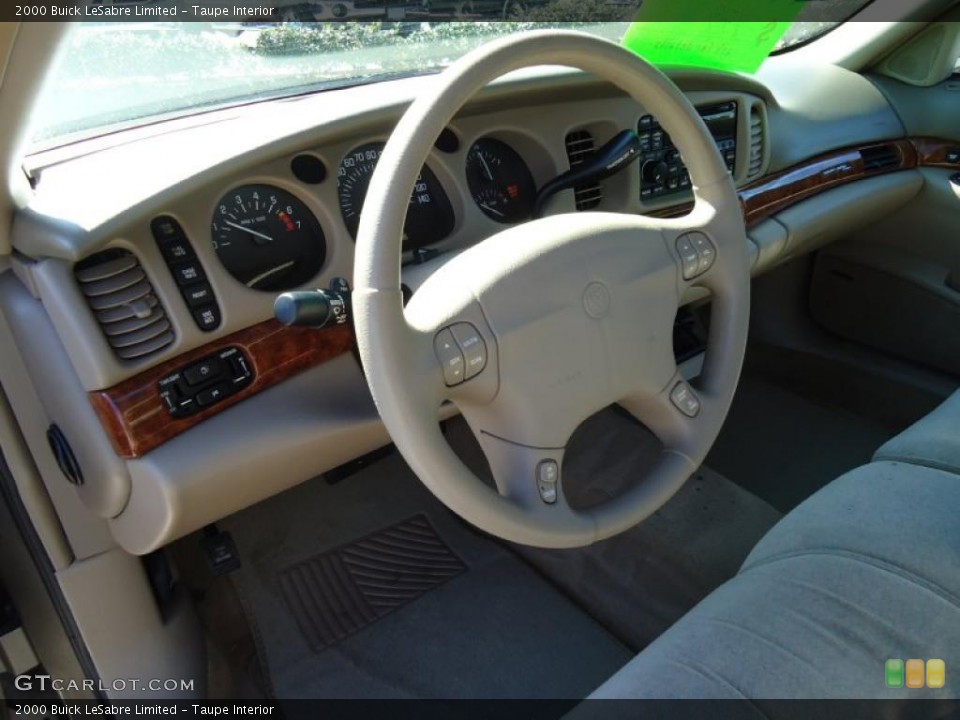 Taupe Interior Steering Wheel for the 2000 Buick LeSabre Limited #45380680