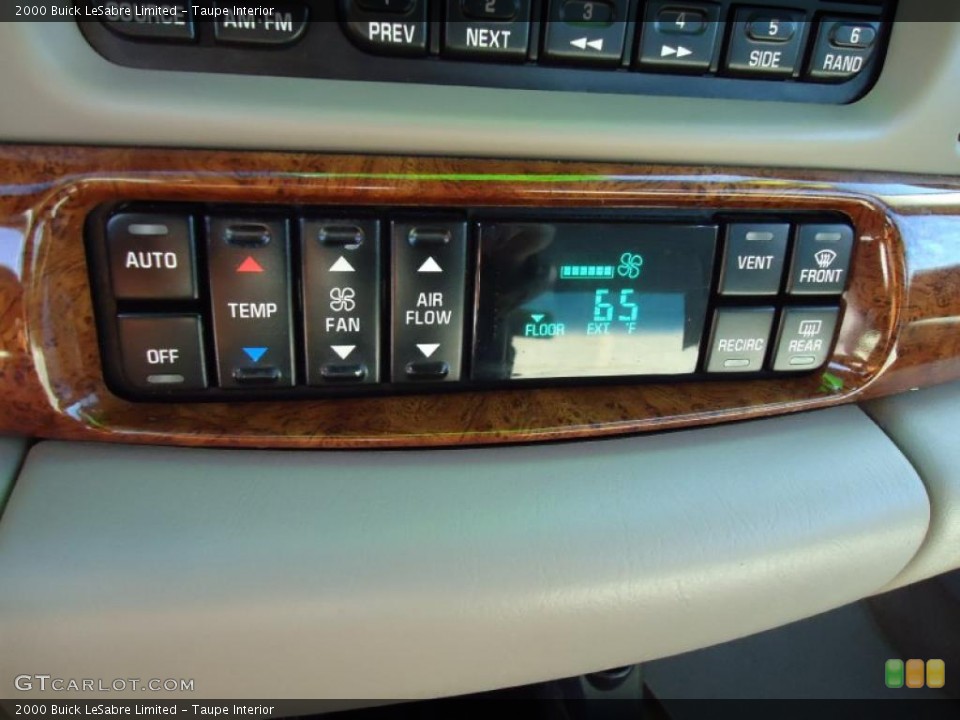 Taupe Interior Controls for the 2000 Buick LeSabre Limited #45381006