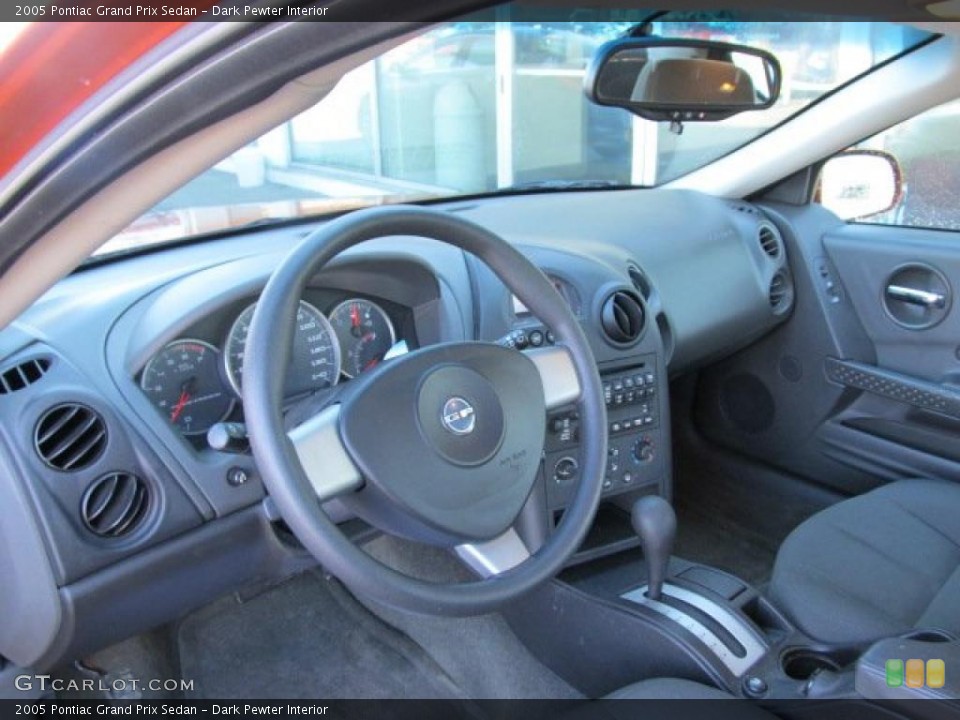 Dark Pewter Interior Dashboard for the 2005 Pontiac Grand Prix Sedan #45382674