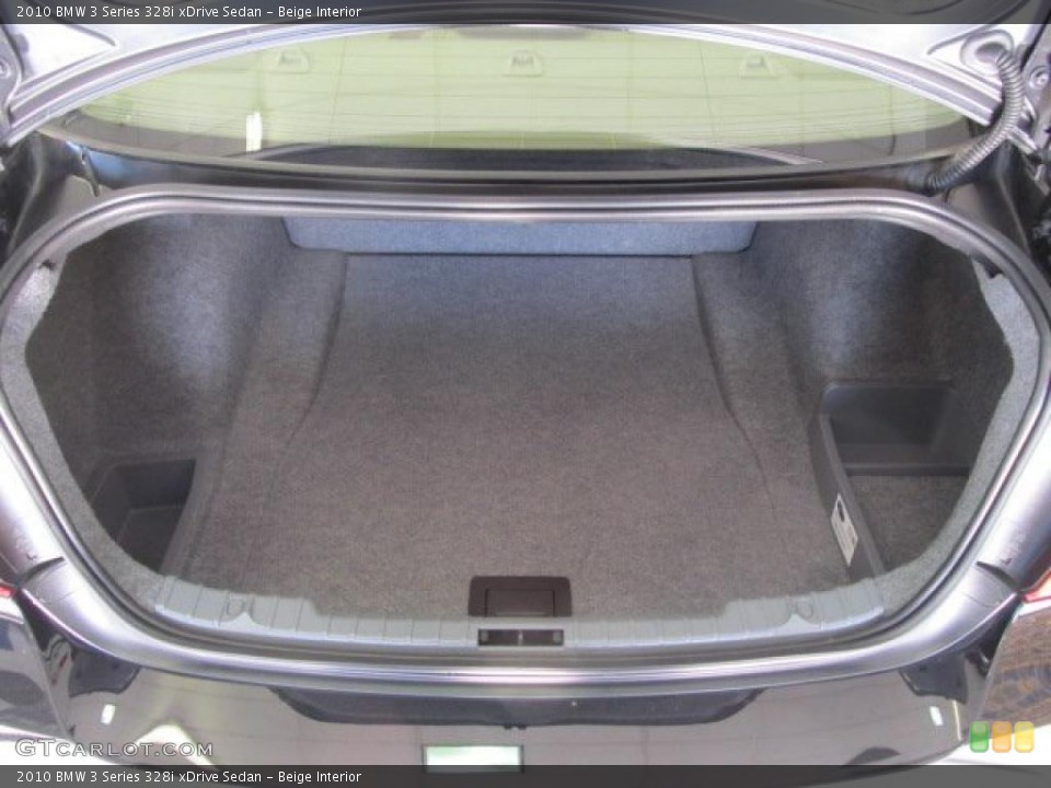 Beige Interior Trunk for the 2010 BMW 3 Series 328i xDrive Sedan #45383154