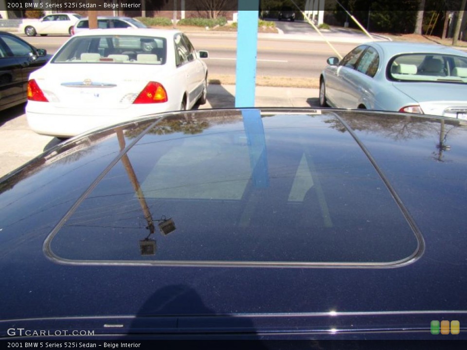 Beige Interior Sunroof for the 2001 BMW 5 Series 525i Sedan #45383170