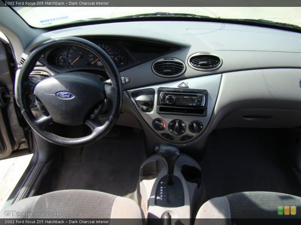Dark Charcoal Interior Dashboard for the 2002 Ford Focus ZX5 Hatchback #45384518