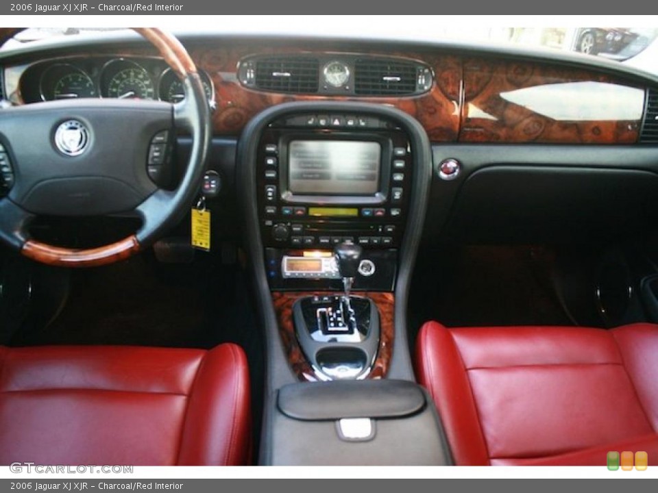 Charcoal/Red Interior Dashboard for the 2006 Jaguar XJ XJR #45387526