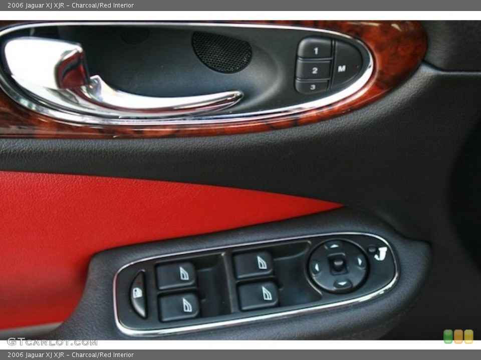 Charcoal/Red Interior Controls for the 2006 Jaguar XJ XJR #45387630