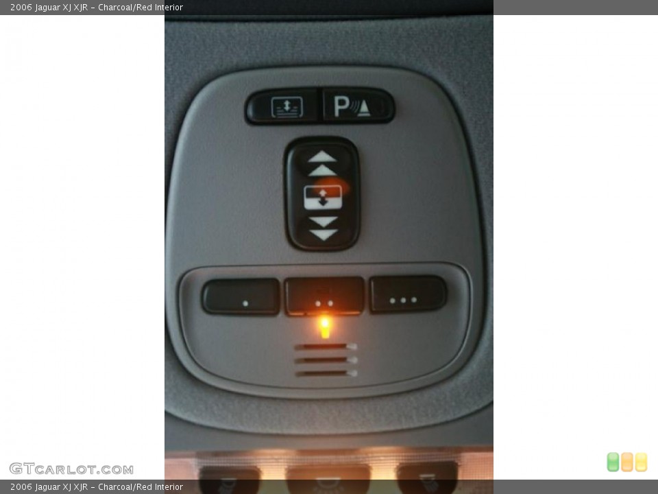 Charcoal/Red Interior Controls for the 2006 Jaguar XJ XJR #45387658