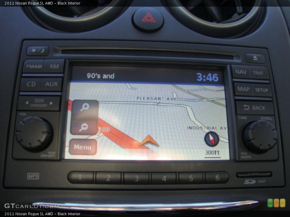 Black Interior Navigation for the 2011 Nissan Rogue SL AWD #45389158